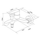 Colly kádtöltő csaptelep