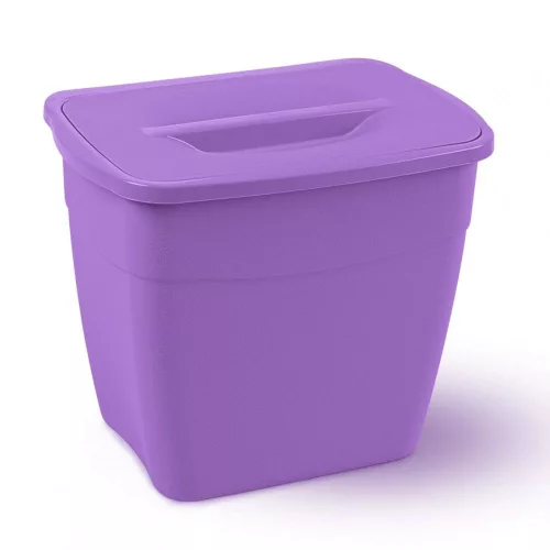 Planet Koala szemetes, fedővel 6L (Hanging Bucket) lila