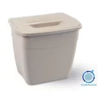 Planet Koala szemetes, fedővel 6L (Hanging Bucket) mink (tejeskávé) színű
