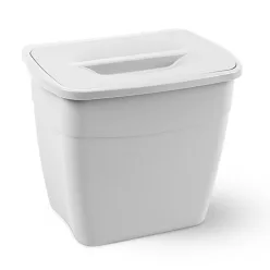 Planet Koala szemetes, fedővel 6L (Hanging Bucket) fehér